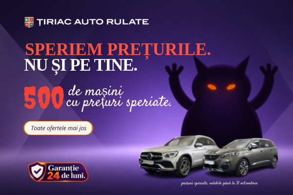 Prețuri Speriate | Fără povești de groază. Doar mașini rulate în care poți avea încredere. Halloween fără sperieturi la bord.